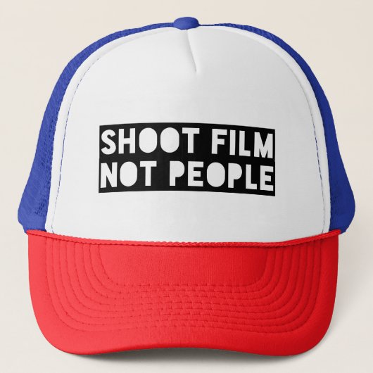 Shoot Film is geen Trucker Hat Pet (Voorkant)
