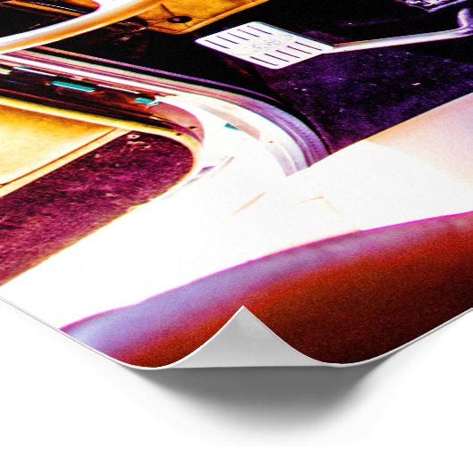 Shoot First Photography's Inside a Peterbilt 359 Poster (Hoek)