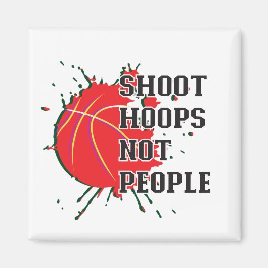 Shoot Hoops Magneet (Voorkant)