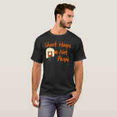 Shoot Hoops not People T-shirt (Voorkant volledig)