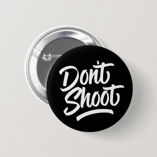 Shoot niet ronde button 5,7 cm (Voorkant /achterkant)