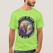 Shoot ons geen olifantenfamilie t-shirt (Voorkant)