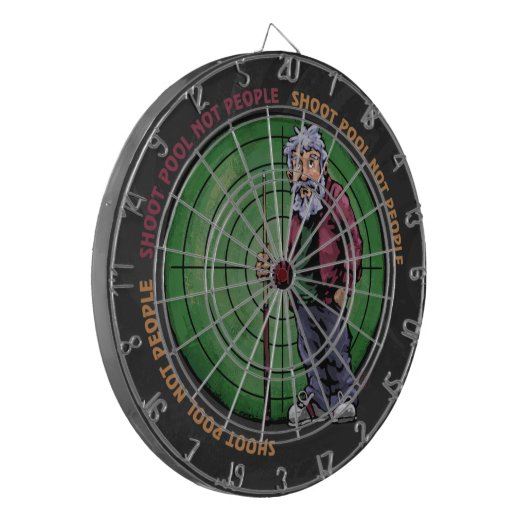 Shoot Pool not People Dartbord (Voorkant Links)