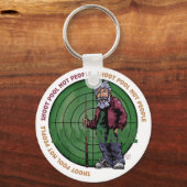 Shoot Pool not People Sleutelhanger (Voorkant)