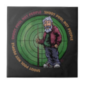 Shoot Pool not People Tegeltje (Voorkant)