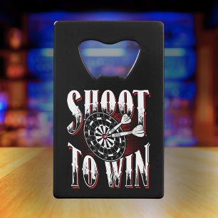 Shoot To Win - Dart League Legend Creditkaart Flessenopener