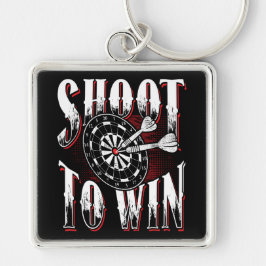 Shoot to Win - Dart Player Premium Sleutelhanger