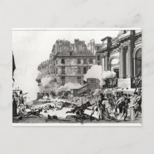 Shoot uit voor de St. Roch-kerk in Parijs Briefkaart