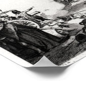 Shoot uit voor de St. Roch-kerk in Parijs Poster (Hoek)