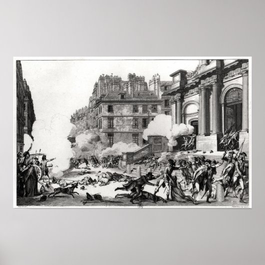 Shoot uit voor de St. Roch-kerk in Parijs Poster (Voorkant)