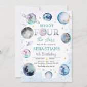 Shoot vier de sterren van de 4e verjaardag kaart (Voorkant)