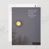 Shoot voor de maan briefkaart (Voorkant / Achterkant)