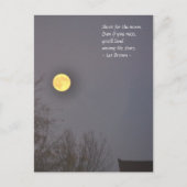 Shoot voor de maan briefkaart (Voorkant)