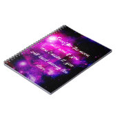 Shoot voor de maan en land tussen de sterren notitieboek (Linkerzijde)