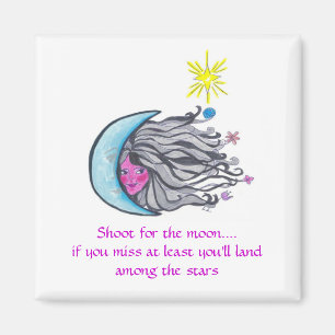 Shoot voor de maan magneet