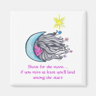 Shoot voor de maan magneet