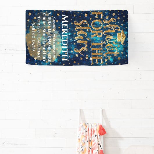 Shoot voor de Stars Afstuderen Cruise Door Spandoek (Insitu)