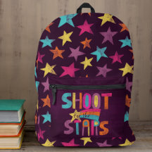 Shoot voor de Stars Patterned Rugzak