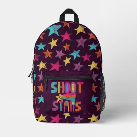 Shoot voor de Stars Patterned Rugzak (Voorkant)