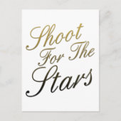 Shoot voor de sterren briefkaart (Voorkant)