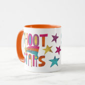 Shoot voor de sterren mok (Voorkant links)