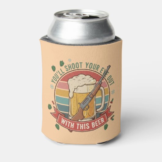 Shoot Your Eye Out Cooler - Personalized Beer Kooz (Blikje Achterkant)