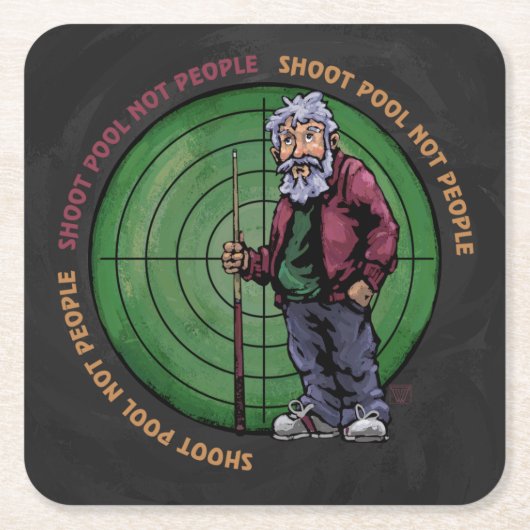 Shoot zwembad Niet mensen Kartonnen Onderzetters (Voorkant)