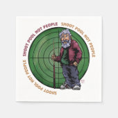 Shoot zwembad Niet mensen Servet (Voorkant)