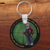 Shoot zwembad Niet mensen Sleutelhanger (Voorkant)