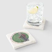 Shoot zwembad Niet mensen Stenen Onderzetter (Zijkant)