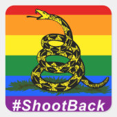#ShootBack Sticker (Voorkant)