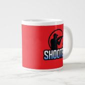 Shooter – Marksman Silhouette Premium Design Grote Koffiekop (Voorkant rechts)