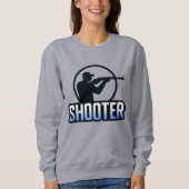 Shooter – Marksman Silhouette Premium Design Trui (Voorkant)