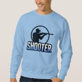 Shooter – Marksman Silhouette Premium Design Trui (Voorkant)