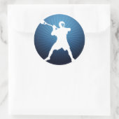 Shooter Ronde Sticker (Tas)