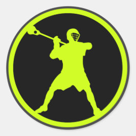 Shootergroen Ronde Sticker