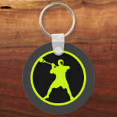 Shootergroen Sleutelhanger (Voorkant)