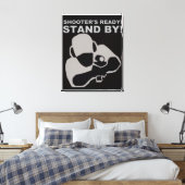 Shooter's Ready Canvas poster (Insitu (Slaapkamer))