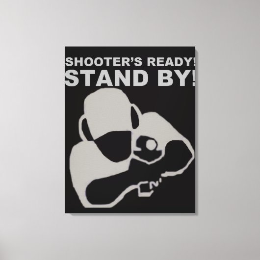 Shooter's Ready Canvas poster Afdruk (Voorkant)