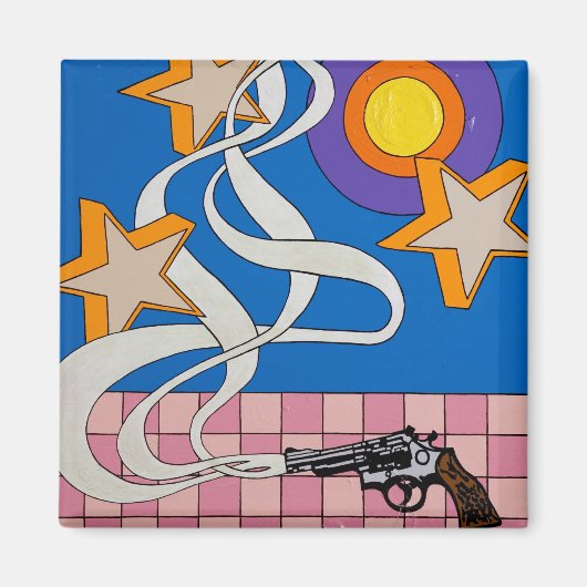 "Shootin' Starz" magneet (Voorkant)