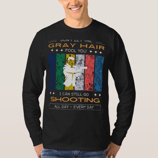 Shooting Enthousiast T-shirt - Grijs Haar, Roos Ch (Voorkant)
