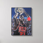 Shooting for the Moon Painting by Alfred Fox Canvas Afdruk (Voorkant)