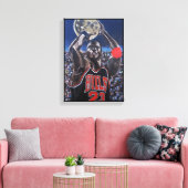 Shooting for the Moon Painting by Alfred Fox Canvas Afdruk (Insitu (Woonkamer))