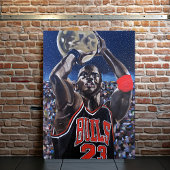 Shooting for the Moon Painting by Alfred Fox Canvas Afdruk