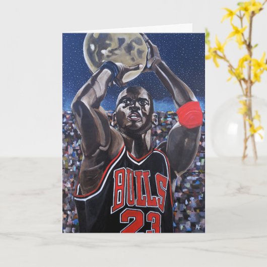 Shooting for the Moon Painting by Alfred Fox Kaart (Gele Bloem)