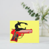 Shooting Hero Briefkaart (Staand voorkant)