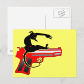 Shooting Hero Briefkaart (Voorkant / Achterkant)