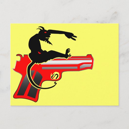 Shooting Hero Briefkaart (Voorkant)