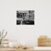 Shooting Pool, 1940.  foto Poster (Keuken)