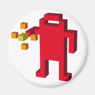 Shooting robot magneet